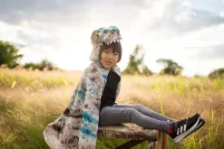 Creative Education of Canada Inc Great Pretenders Raptor Cape Teal/Brown Size 5/6 Outlet