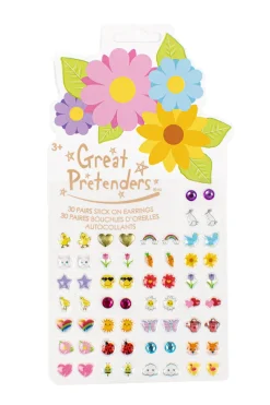 Creative Education of Canada Inc Great Pretenders Sticker Earrings: Spring Flower Discount