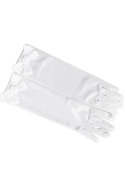 Creative Education of Canada Inc Great Pretenders Storybook Princess Gloves: White Clearance