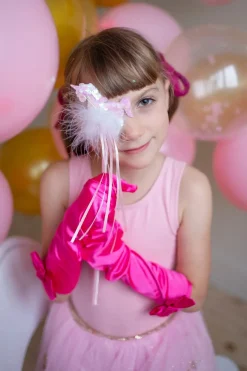Creative Education of Canada Inc Great Pretenders Storybook Princess Gloves: Hot Pink Clearance