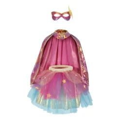 Creative Education of Canada Inc Great Pretenders Super-Duper Tutu with Cape & Mask, Pink & Gold New