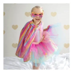 Creative Education of Canada Inc Great Pretenders Super-Duper Tutu with Cape & Mask, Pink & Gold New