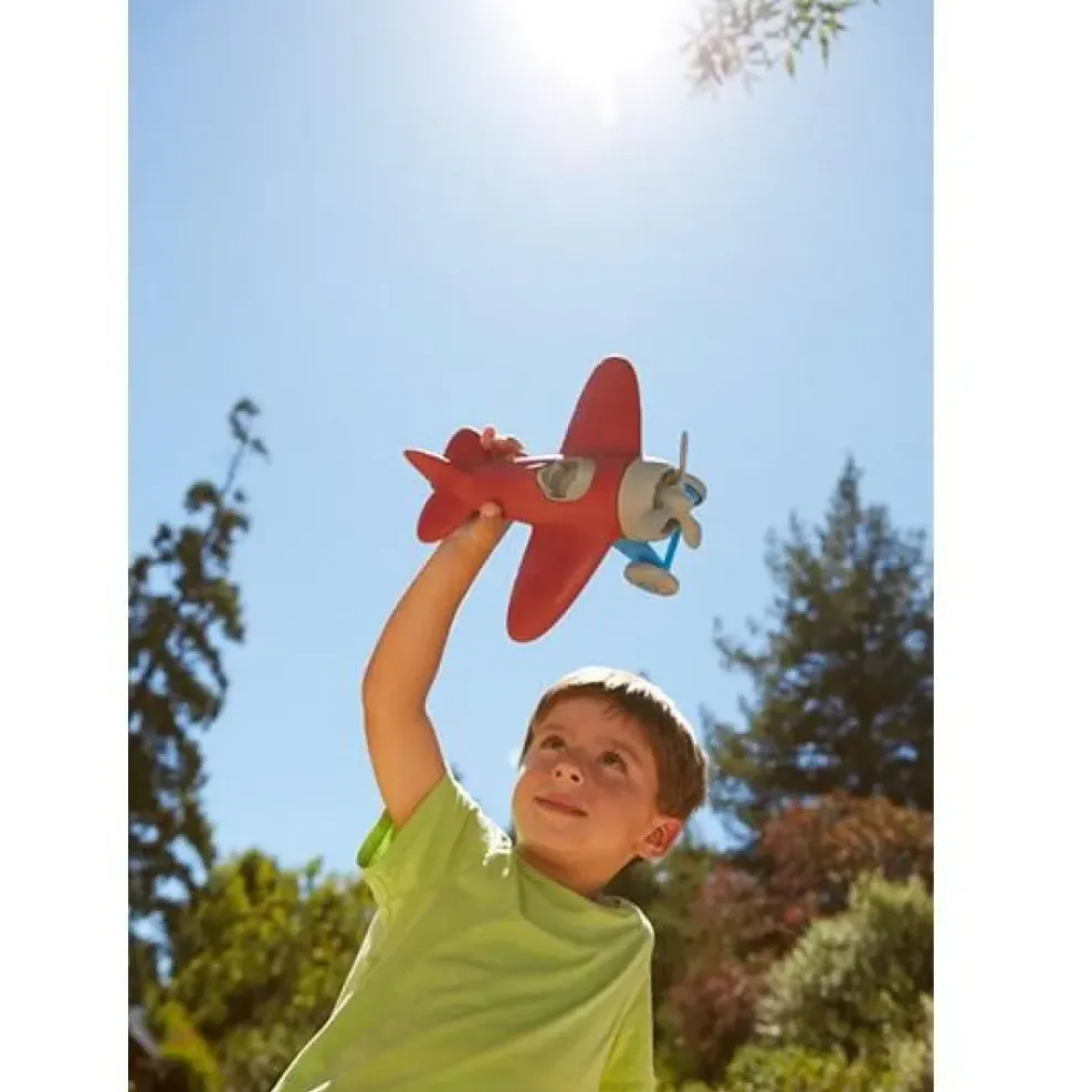 Green Toys Airplane Red Hot