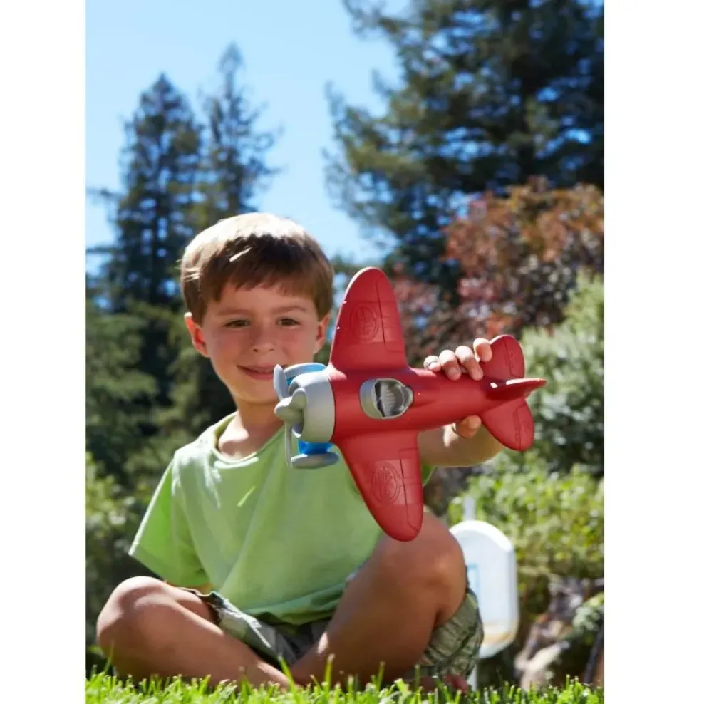 Green Toys Airplane Red Hot