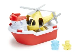 Green Toys Rescue Boat & Helicopter Discount