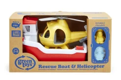 Green Toys Rescue Boat & Helicopter Discount