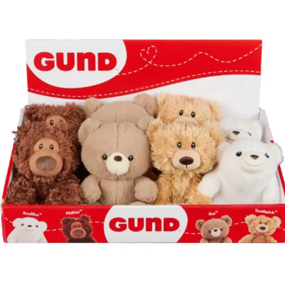 Gund Forever Friends Mini Bear Plush Assorted 4" Hot