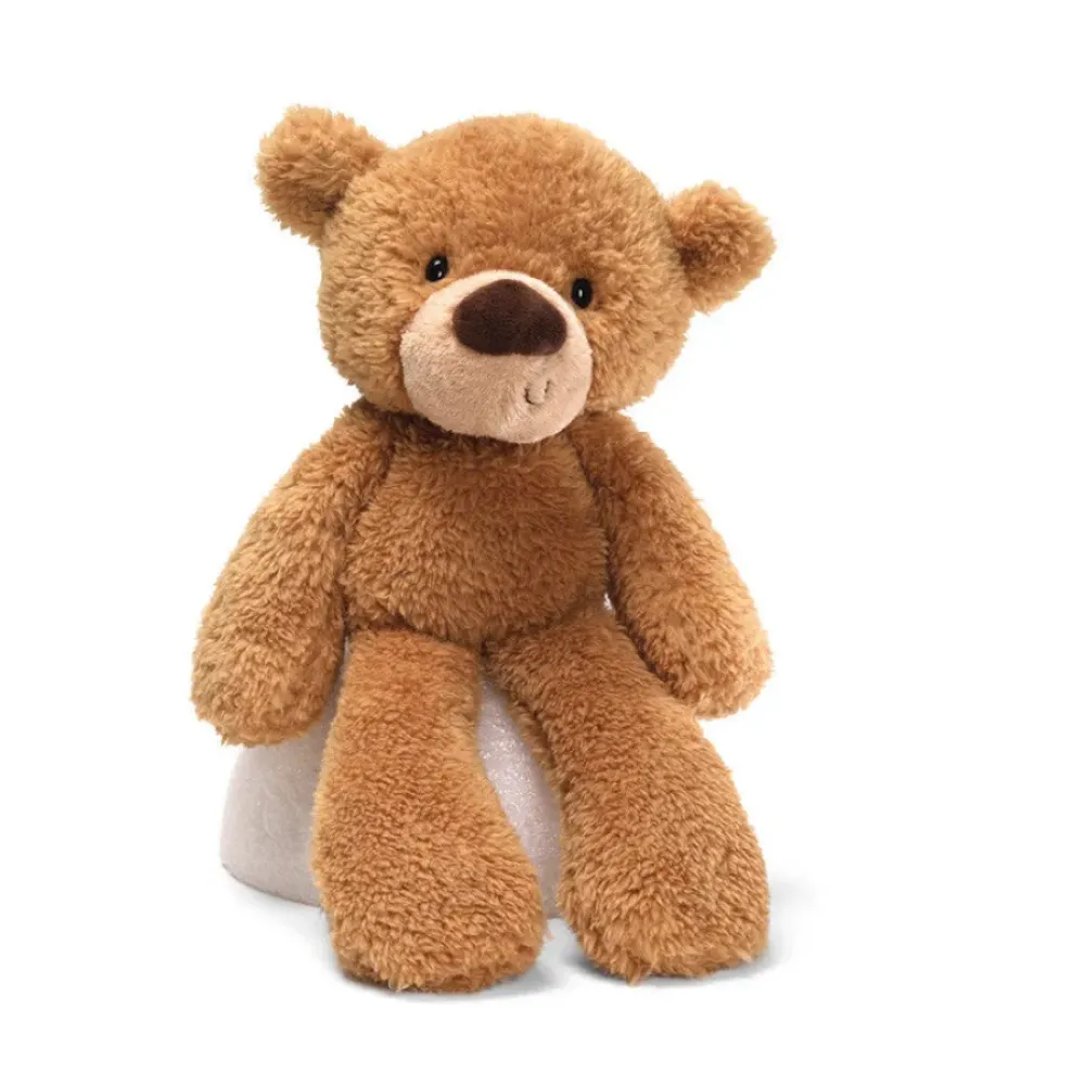 Gund Fuzzy Bear Beige 13.5" New