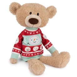 Gund Sleigh Toothpick Bear with Holiday Sweater 15" Sale