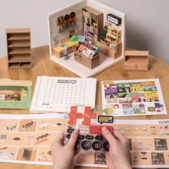 Hands Craft US, Inc. Hands Craft DIY Miniature House Kit: Fascinating Book Store Clearance
