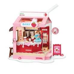 Hands Craft US, Inc. Hands Craft DIY Miniature House Kit: Strawberry Milk Box Outlet