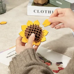 Hands Craft US, Inc. Hands Craft DIY Wooden Flower Bouquet Best