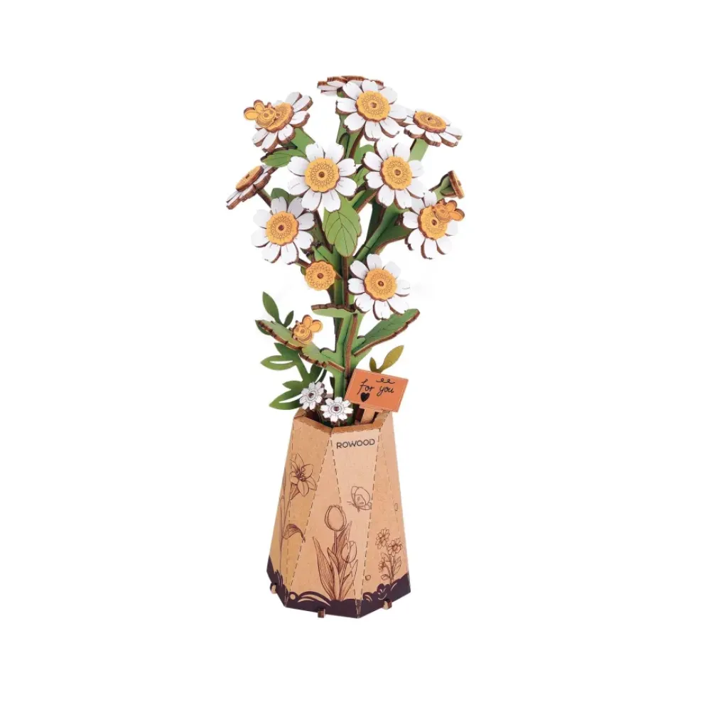 Hands Craft US, Inc. Hands Craft Wooden Bloom Craft: Chamomile Hot