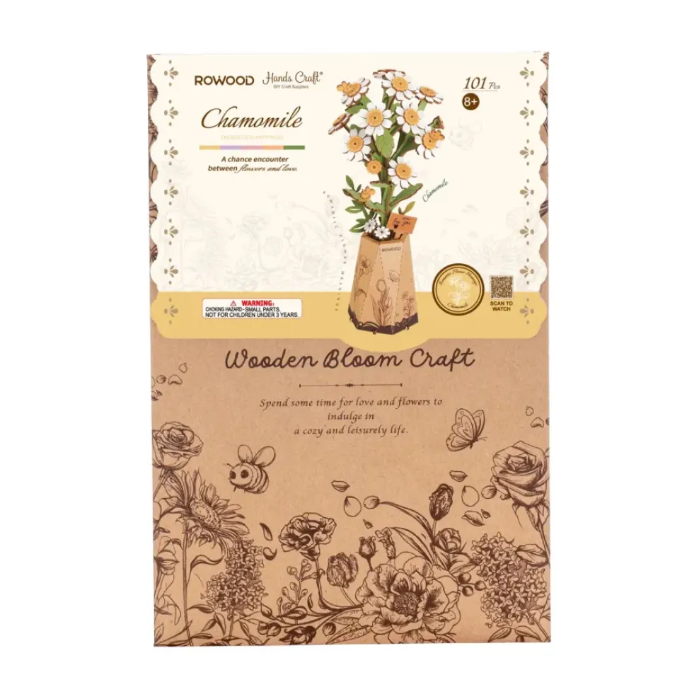 Hands Craft US, Inc. Hands Craft Wooden Bloom Craft: Chamomile Hot