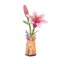 Hands Craft US, Inc. Hands Craft Wooden Bloom Craft: Pink Lily Outlet
