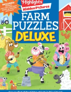 Penguin Random House LLC Highlights Hidden Pictures: Farm Puzzles Deluxe Clearance