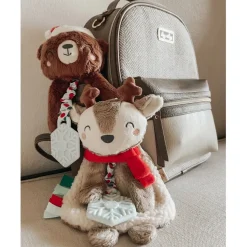 Itzy Ritzy Itzy Lovey™ Holiday Reindeer Plush + Teether Toy New