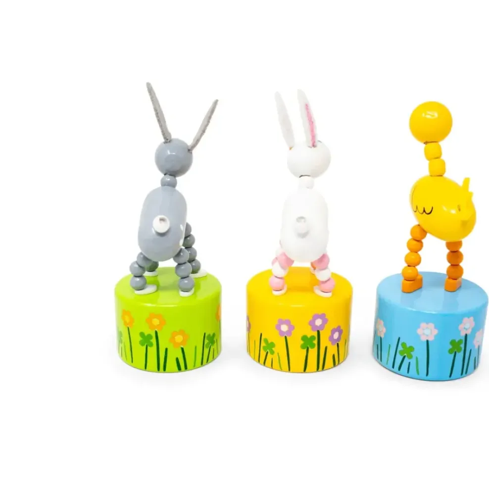 Jack Rabbit Creations Duck & Bunny Push Puppets (1 randomly selected) Fashion
