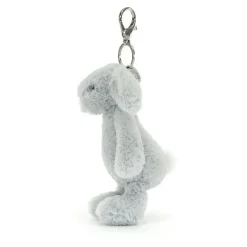 Jellycat Bashful Bunny Silver Bag Charm 7" Discount