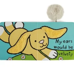 Jellycat Board Book If I Were A Rabbit Grey - Discontinued Online