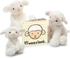 Jellycat Board Book If I Were A Lamb Fashion