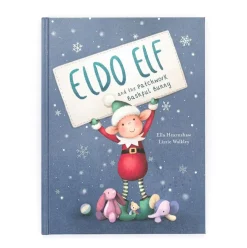 Jellycat Book Eldo Elf and the Patchwork Bashful Bunny New