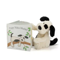 Jellycat Book Puppy Makes Mischief Discount