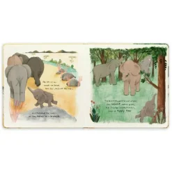 Jellycat Book Smudge the Littlest Elephant Fashion