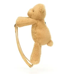 Jellycat Smudge Bear Backpack 17" Outlet
