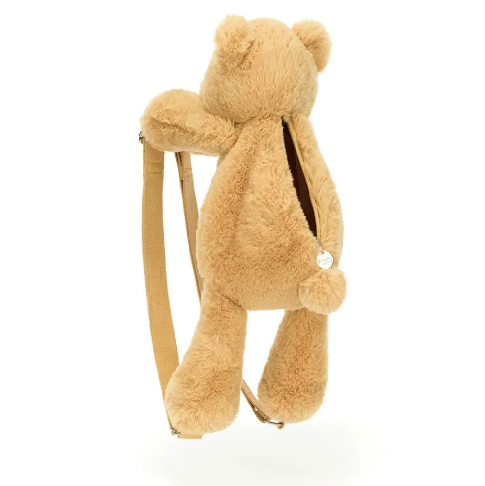 Jellycat Smudge Bear Backpack 17" Outlet