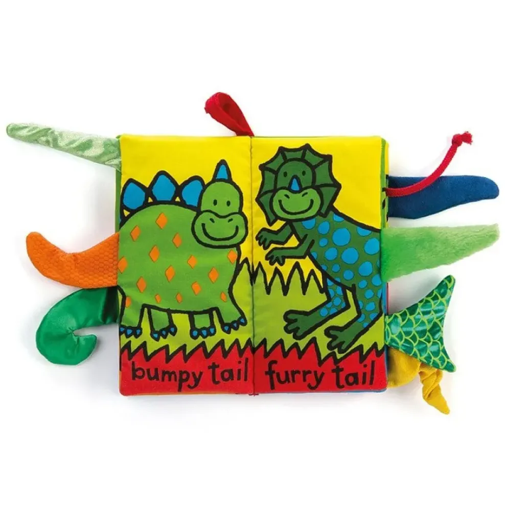 Jellycat Soft Book Dino Tails Hot
