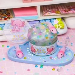 Kawaii Company Kawaii Slime: Baby Axolotl Clear Slime Fashion