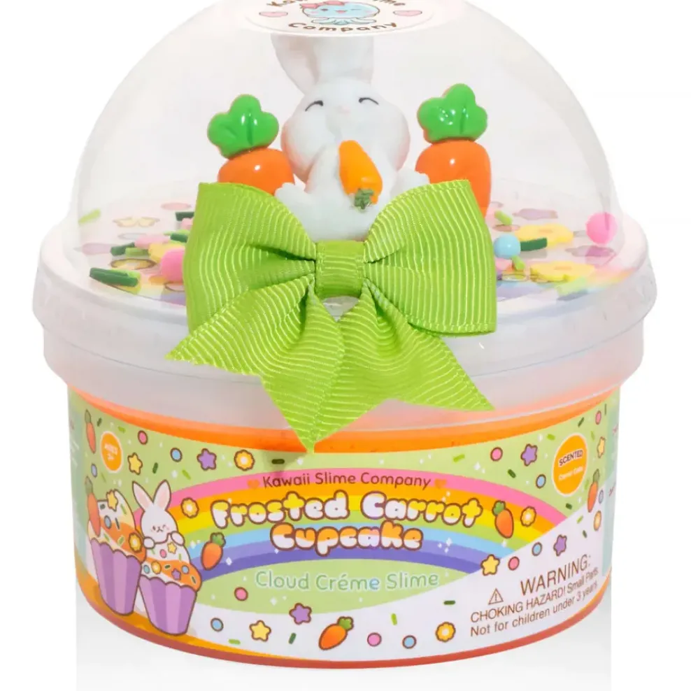 Kawaii Company Kawaii Slime: Frosted Carrot Cupcake Cloud Creme Slime Clearance