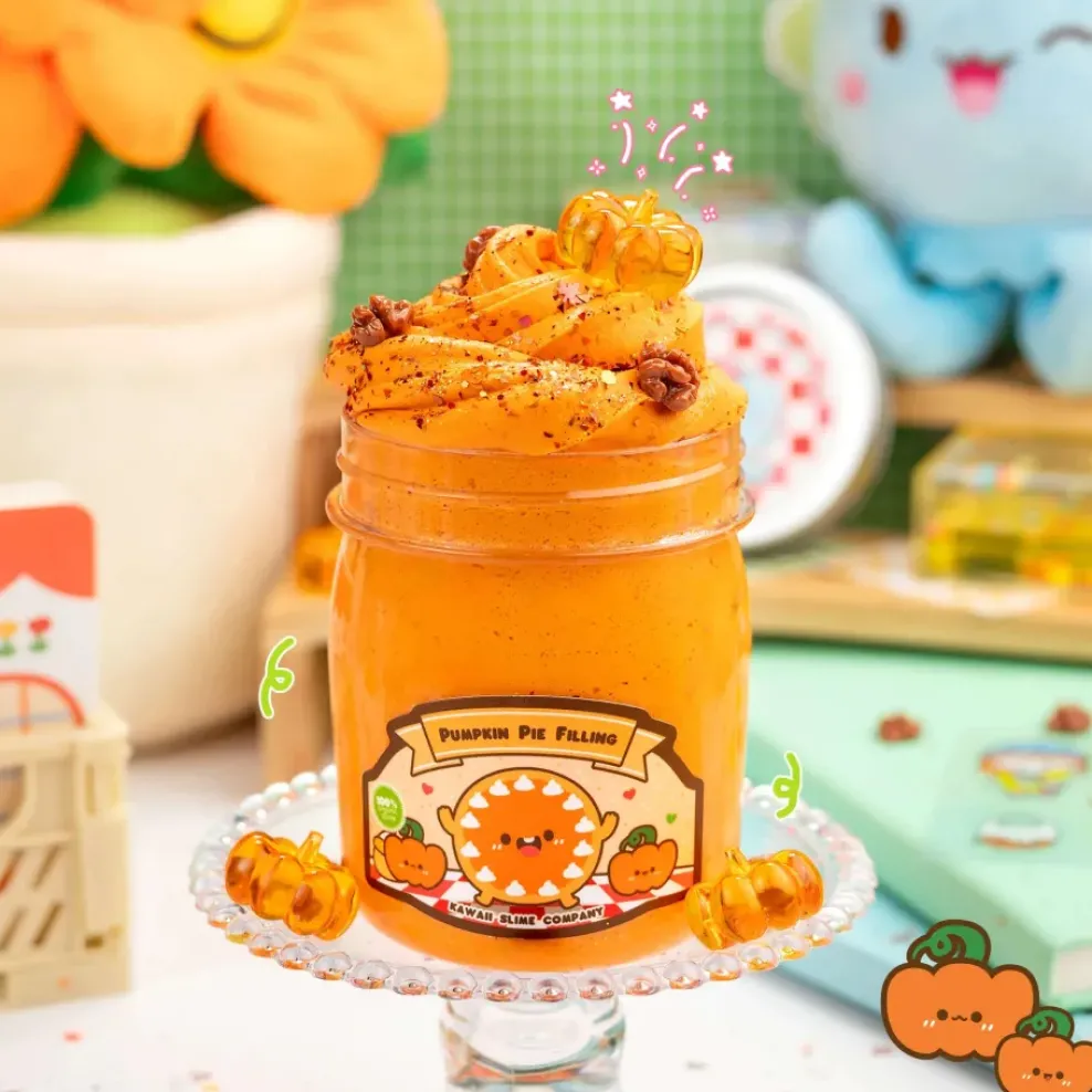 Kawaii Company Kawaii Slime: Pumpkin Pie Filling Butter Slime Outlet
