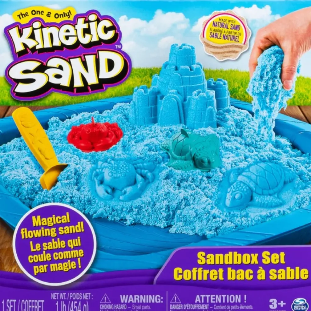 Spin Master Kinetic Sand™ Sandbox Set Purple Clearance