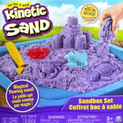 Spin Master Kinetic Sand™ Sandbox Set Purple Clearance