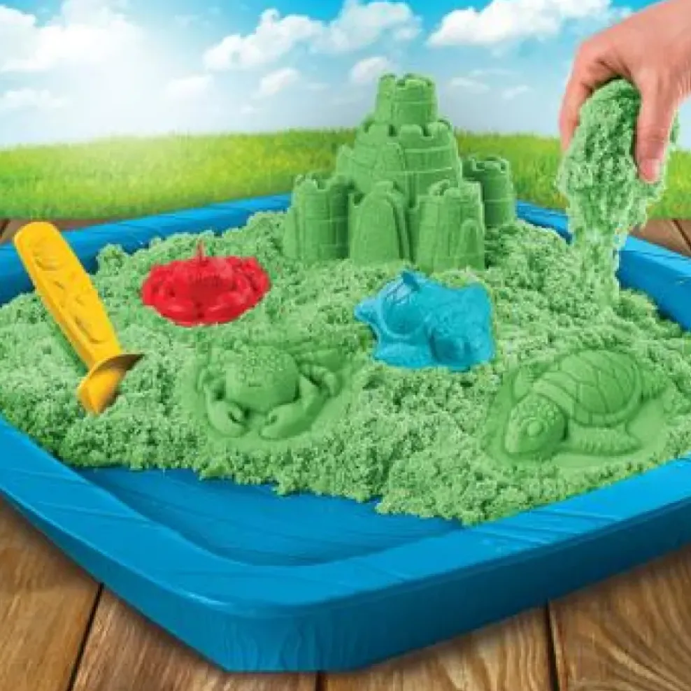 Spin Master Kinetic Sand™ Sandbox Set Purple Clearance