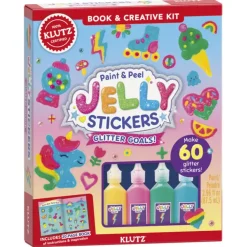 Scholastic Klutz® Paint & Peel Jelly Stickers: Glitter Goals! Clearance