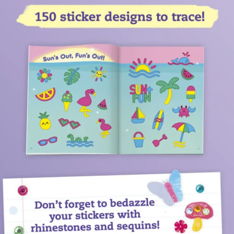 Scholastic Klutz® Paint & Peel Jelly Stickers: Glitter Goals! Clearance