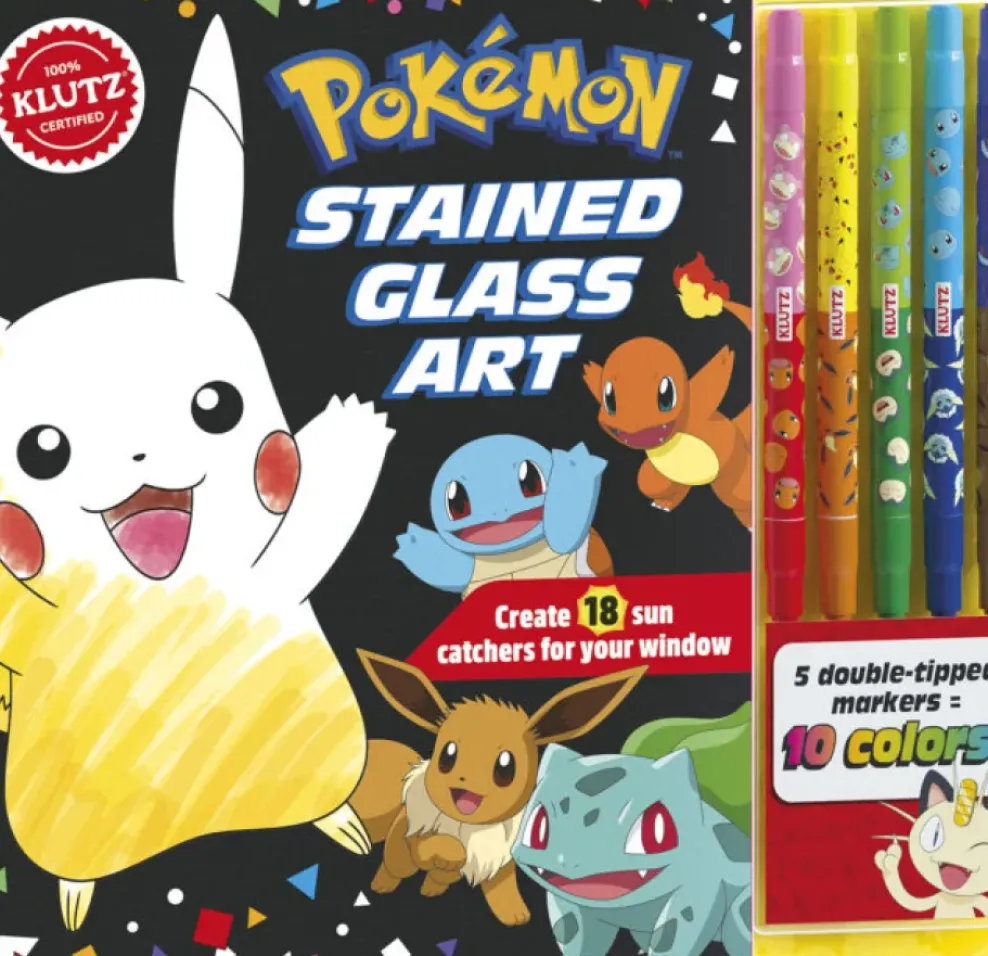Scholastic Klutz® Pokemon® Stained Glass Art Fashion