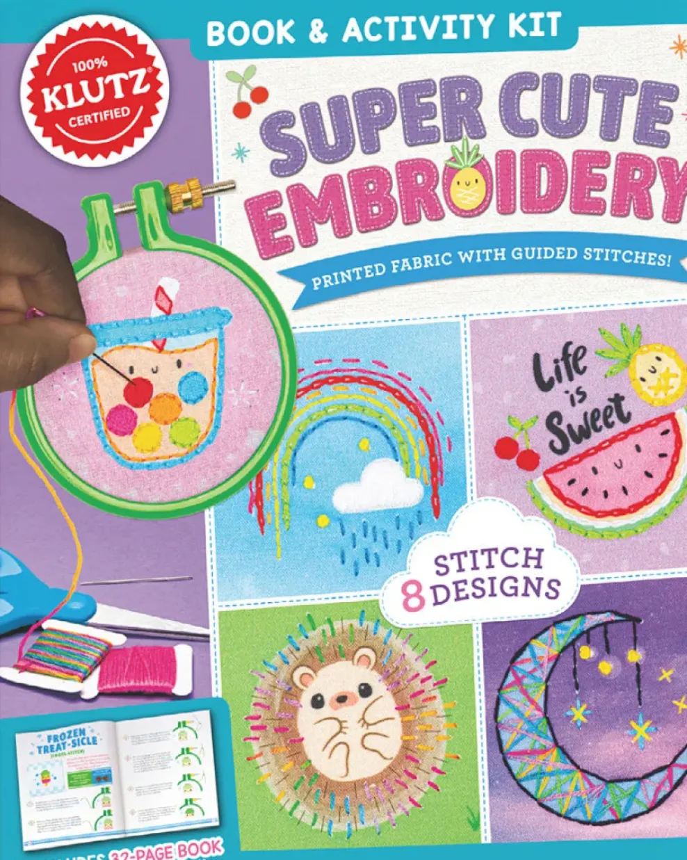 Scholastic Klutz® Super Cute Embroidery - Discontinued Clearance