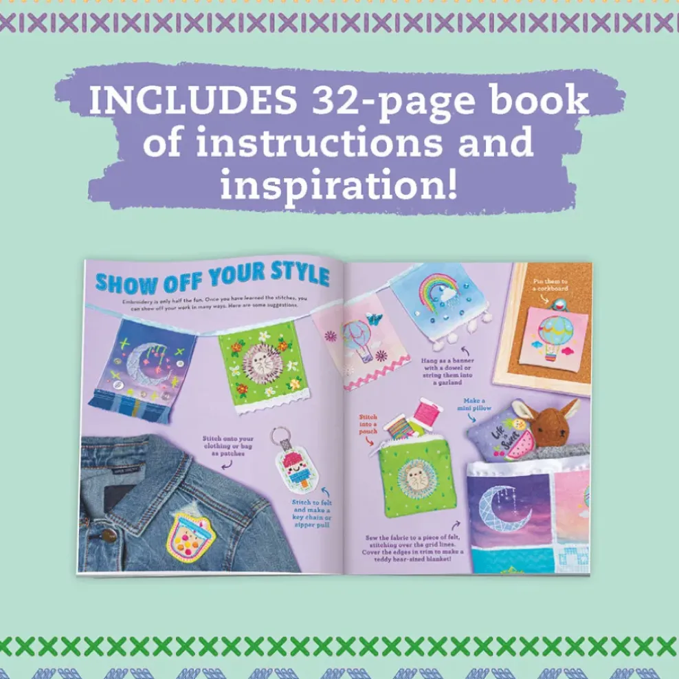 Scholastic Klutz® Super Cute Embroidery - Discontinued Clearance
