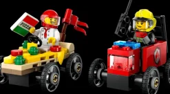 LEGO ® City Pizza vs. Fire Truck Race Car Pack 60458 Outlet