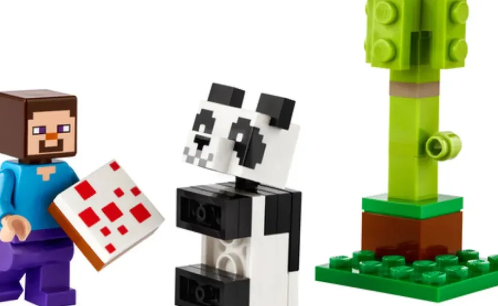 LEGO ® Minecraft™ Steve and Baby Panda 30672 Discount