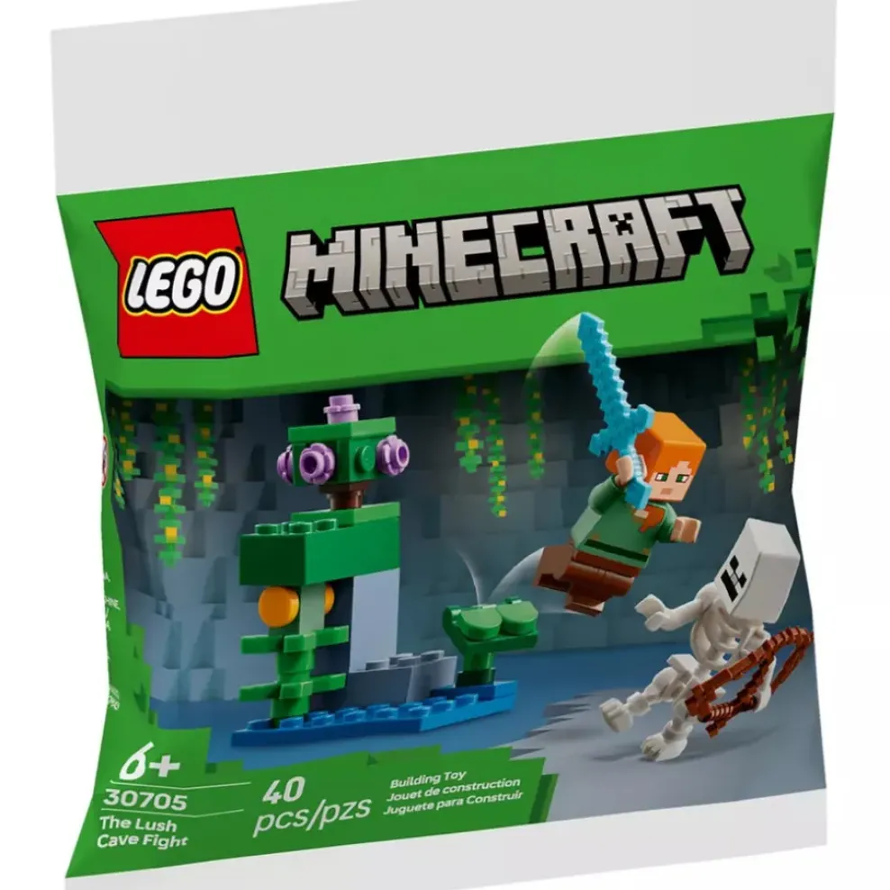 LEGO ® Minecraft The Lush Cave Fight 30705 Hot