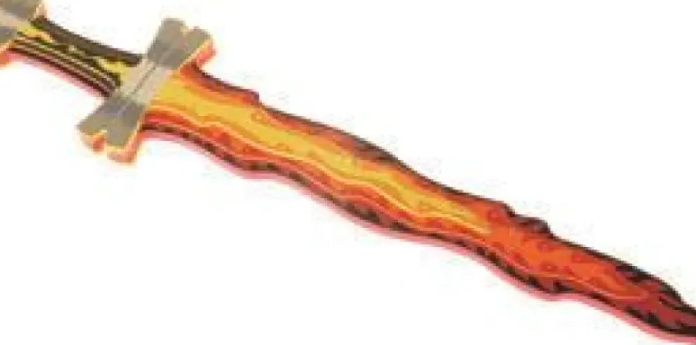 Hotaling Imports Liontouch Fantasy Flame Sword Outlet
