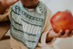 Little Unicorn Cotton Muslin Classic Bib Bison Hot