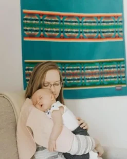 Little Unicorn Cotton Muslin Burp Cloth Rose Petal Sale