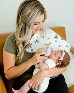 Little Unicorn Cotton Muslin Burp Cloth Forest Friends Best