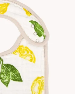 Little Unicorn Cotton Muslin Classic Bib Set Fruit Stand Clearance